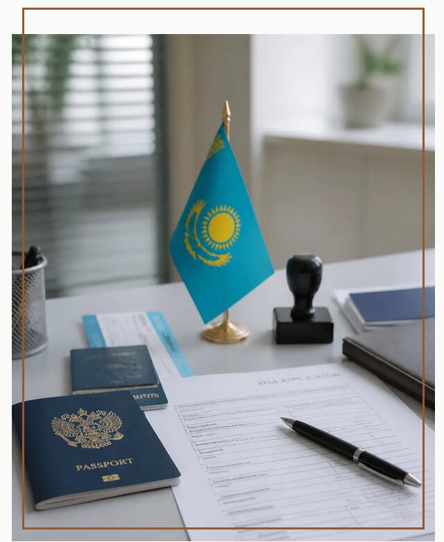 Оформление визы в Казахстан для поездки и работы в Анапе