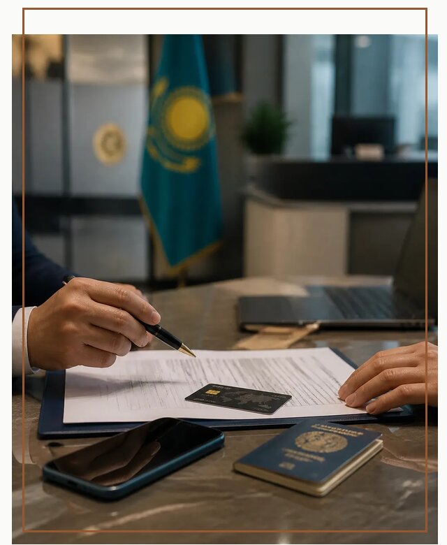 Открытие счета и банковской карты в Казахстане в Анапе